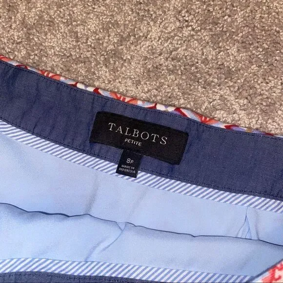 NEW Talbots Mosaic Petite Skirt - Picture 2 of 2